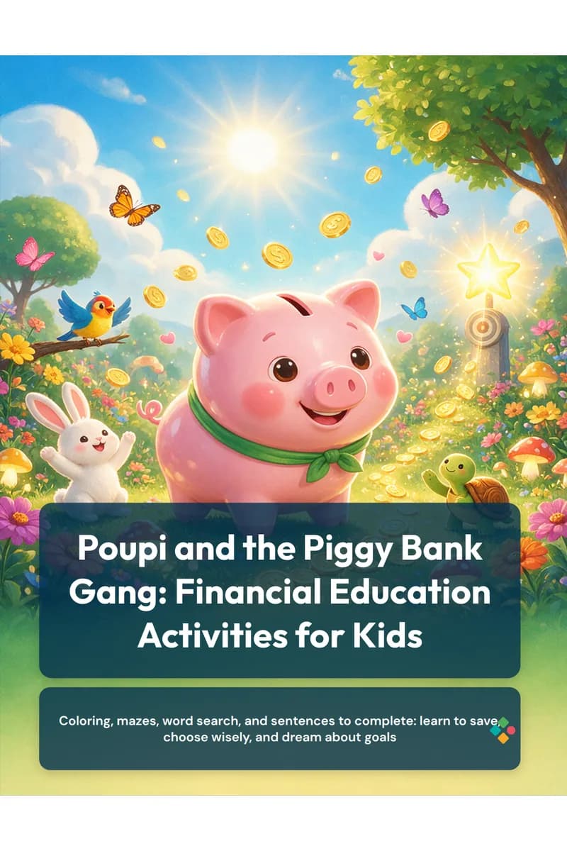 Poupi and the Piggy Bank Gang: Financial Literacy Activities for Kids